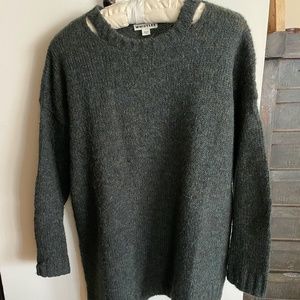 Whistles Green Wool Sweater in Small